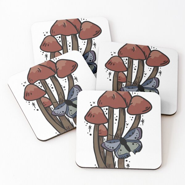 Item preview, Mushroom and Moth designed and sold by Cat Nap's Creations.