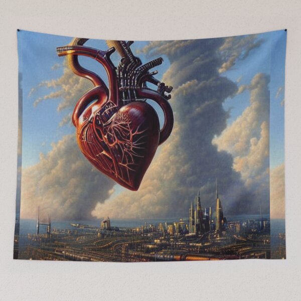 Item preview, Steampunk mechanical heart designed and sold by Dendros-Studio.