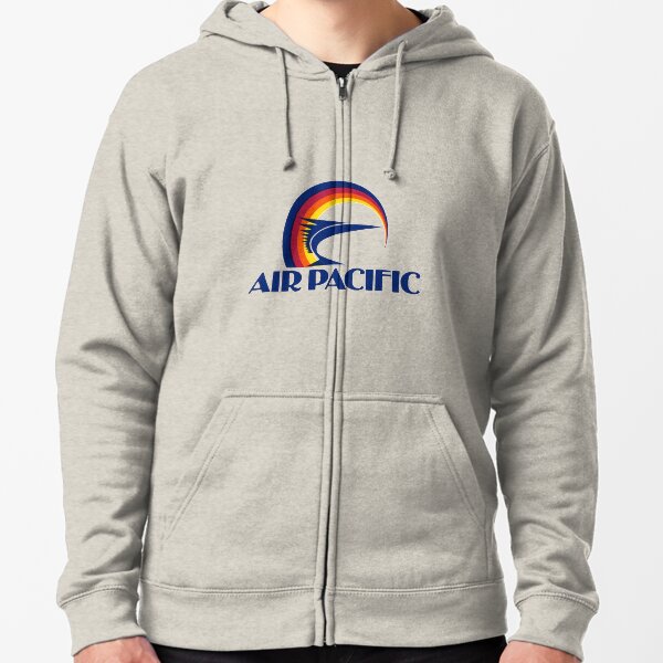 air pacific Zipped Hoodie