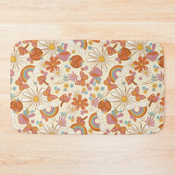 Item preview, Hippie mushroom love and peace designed and sold by Erie-Cole.