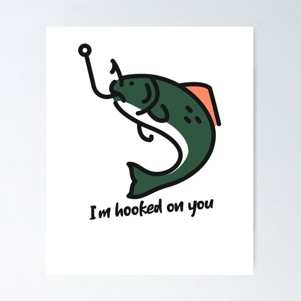 Hooked Valentines Wall Art for Sale