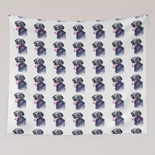 Item preview, Black Lab, Black Labrador Retriever Dog Watercolor designed and sold by BestUncommonTee.