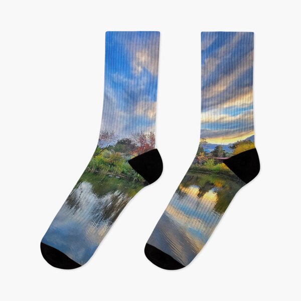 Item preview, Reflection Sunset over water - Boise Idaho - Fall Colors designed and sold by gingy20.