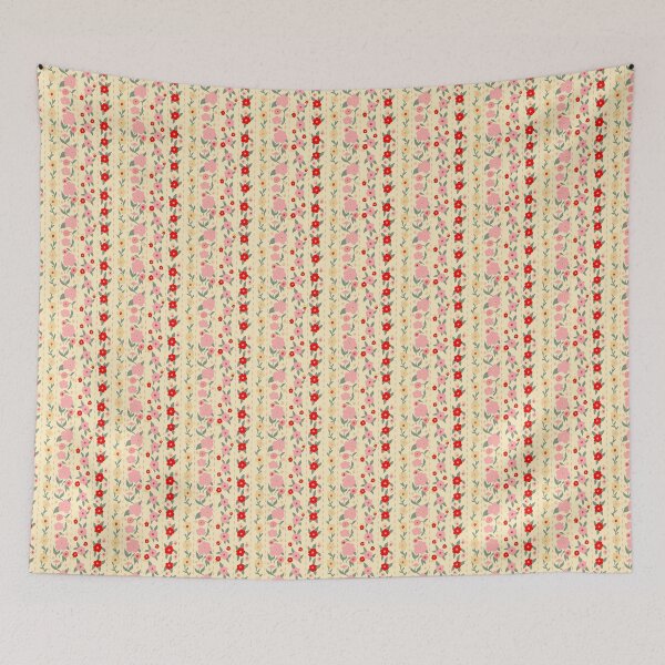 Item preview, Flour Sack Floral Yellow designed and sold by BlueDoorStudio.