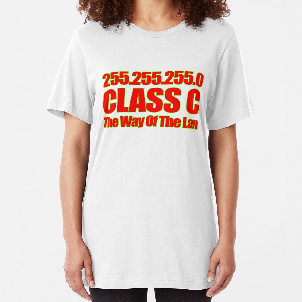 Subnet mask 255.255.255.0! Slim Fit T-Shirt