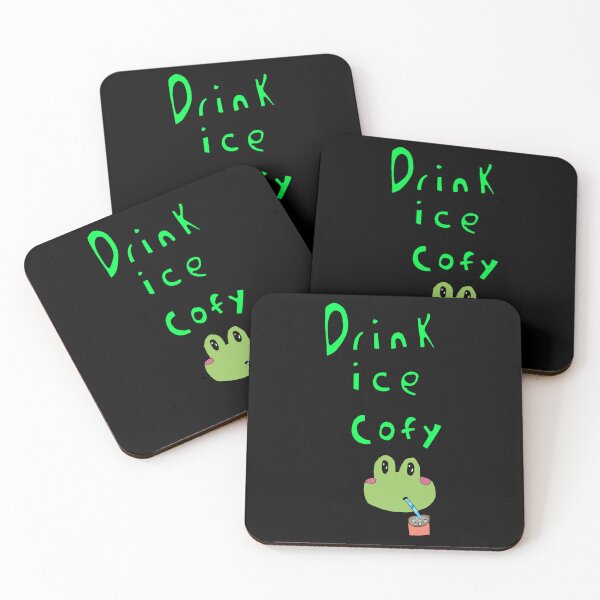 Item preview, Drink Ice Cofy Frog designed and sold by Usagicollection.