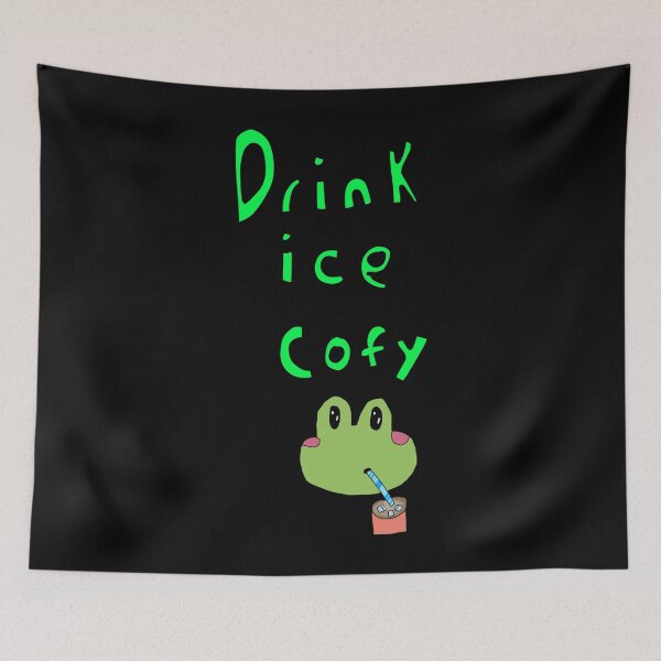 Item preview, Drink Ice Cofy Frog designed and sold by Usagicollection.