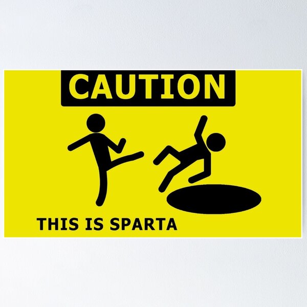 Caution: This is Sparta Patch + Sticker – PatchPanel