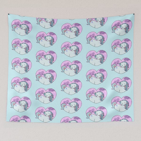 Item preview, Love unicorn - turquoise designed and sold by Wounyz.