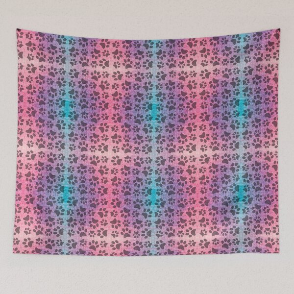 Item preview, pretty pawprint pattern for your pet smaller pattern designed and sold by Rosefurn.