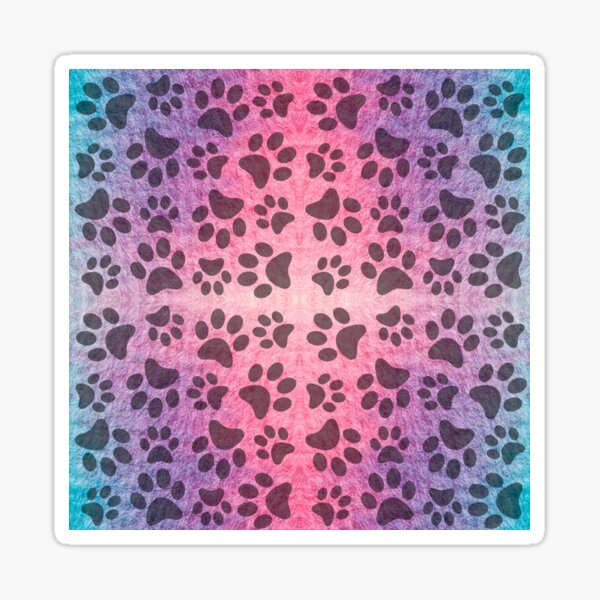 Item preview, pretty pawprint pattern for your pet smaller pattern designed and sold by Rosefurn.