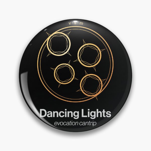 Item preview, Dancing Lights Spell Symbol designed and sold by Unspelled.