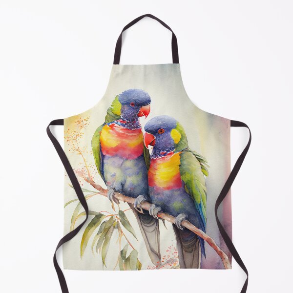 Item preview, Rainbow lorikeet watercolor print designed and sold by Patrick Edwards.