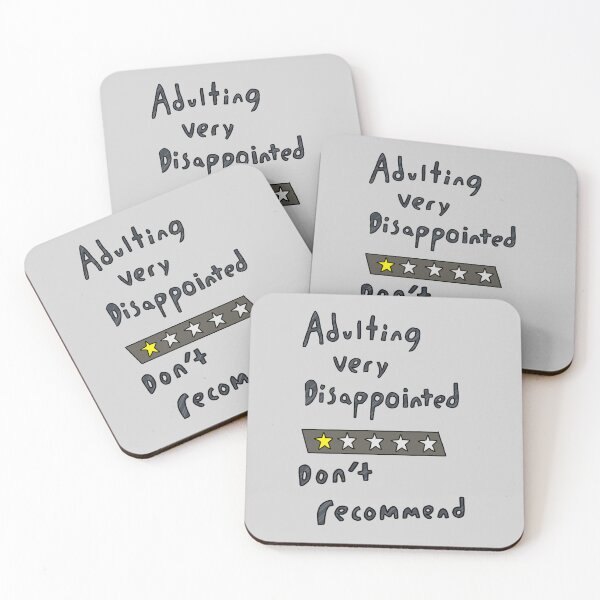 Item preview, Adulting Very Disappointed Don't Recommend designed and sold by Usagicollection.