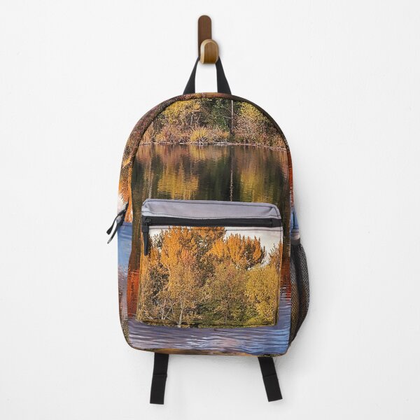 Item preview, Autumn scene on the lake - Boise Idaho, Fall colors designed and sold by gingy20.
