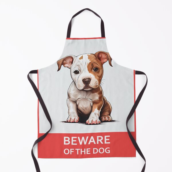 Item preview, Beware of the dog - cute pitbull puppy - designed and sold by Quiki.