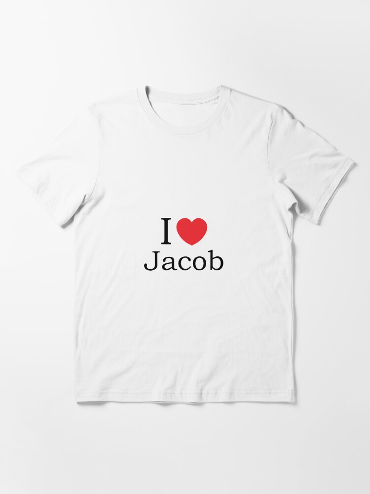 I Love Jacob - With Simple Love Heart
