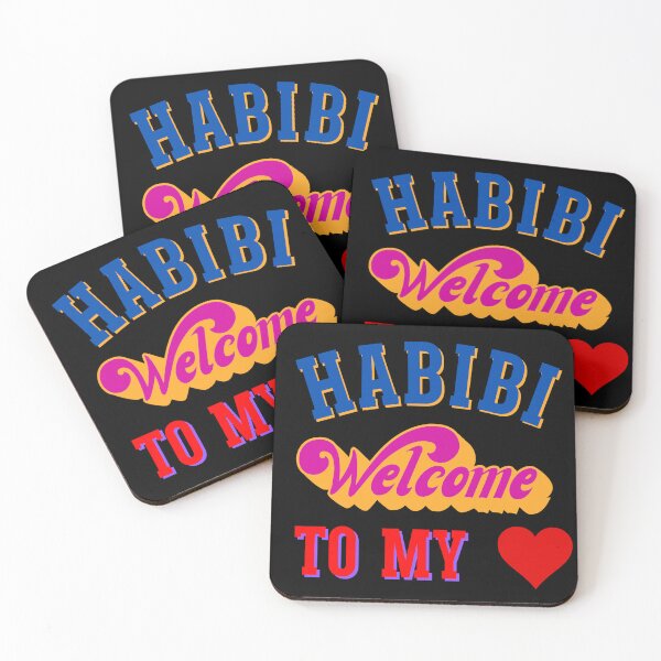 Item preview, Habibi Welcome to my heart; Happy Valentine's Day designed and sold by Rechtop.