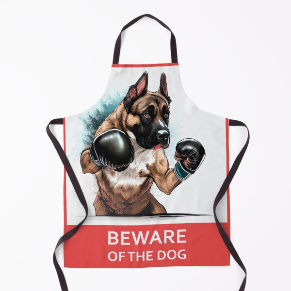 Item preview, Beware of the dog - German Shepherd Boxer - designed and sold by Quiki.