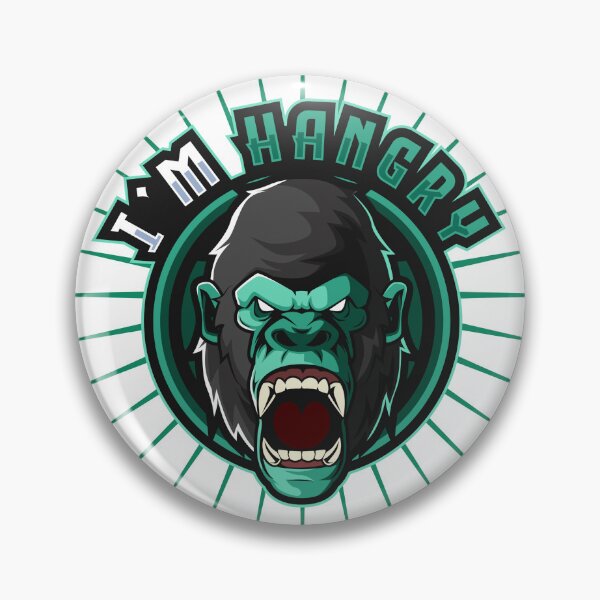 Item preview, I'M HANGRY - Green gorilla designed and sold by ForecastVSN.