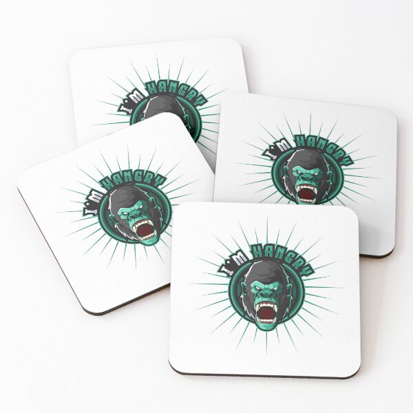 Item preview, I'M HANGRY - Green gorilla designed and sold by ForecastVSN.