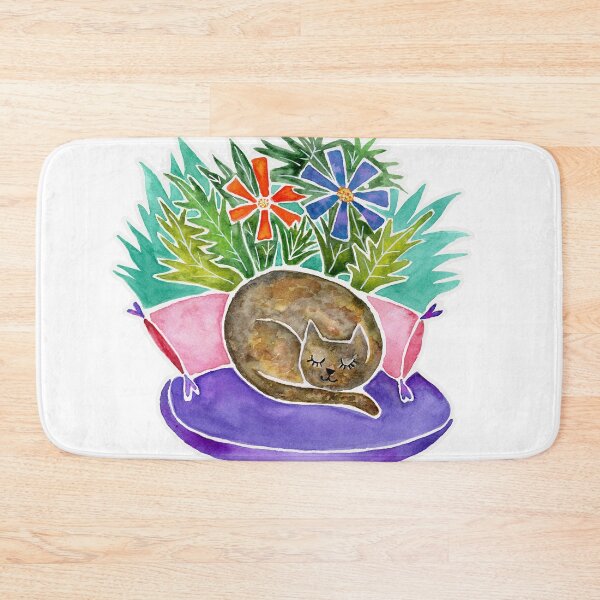 Item preview, Sleepy Calico Tortoiseshell Cat designed and sold by Roxie Frausto-Thiessen.