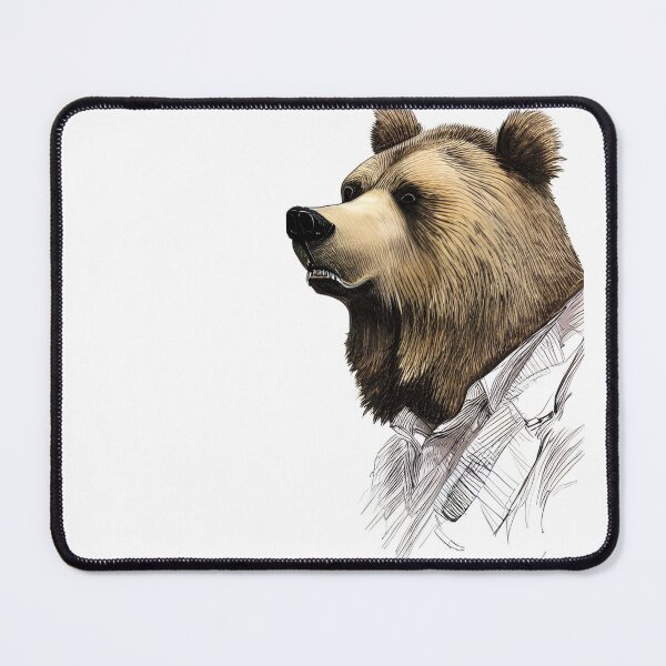 Item preview, Bear in White Shirt designed and sold by ArtisticUploads.