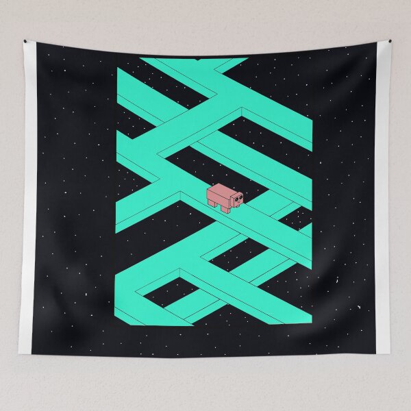 Item preview, Adorable little pig lost in the vastness of the universe designed and sold by ElColmenero.