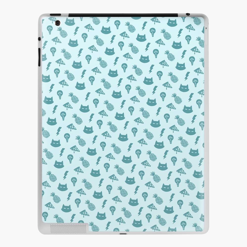 pizza pineapple cat pattern iPad Case & Skin
