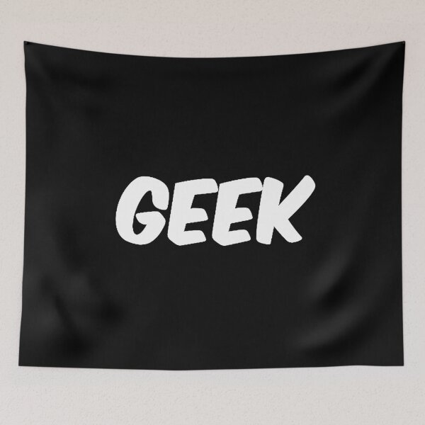 Item preview, GEEK lettering white computer and IT motif designed and sold by NoriTEEs.