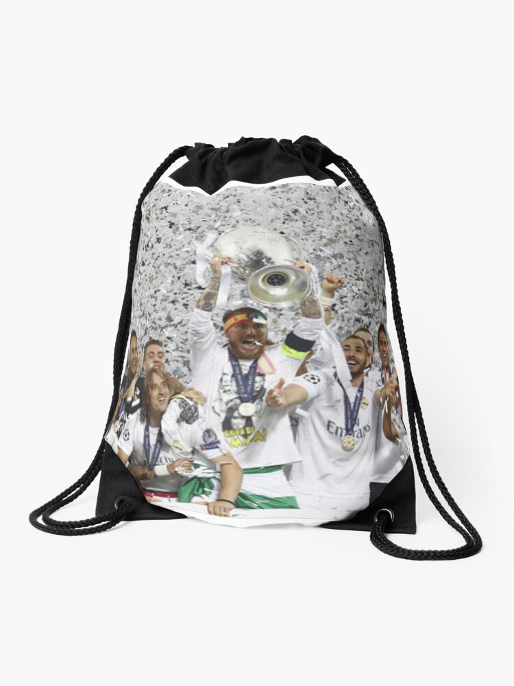 real madrid drawstring bag
