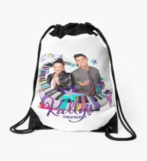 Kally's mashup Drawstring Bag
