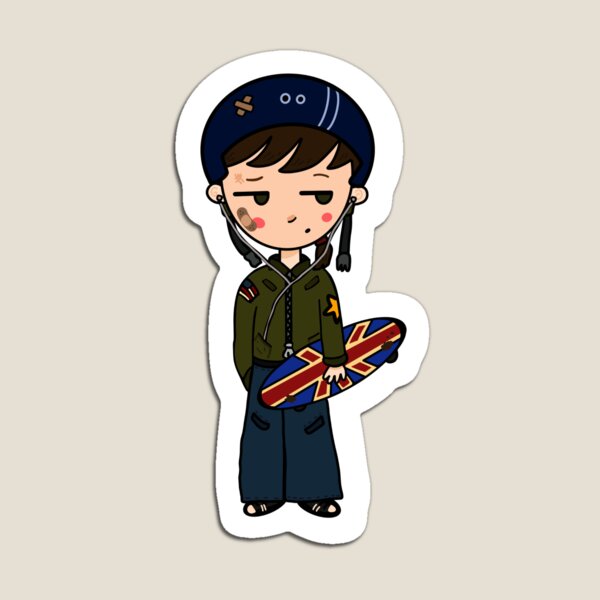 Item preview, skater girl designed and sold by phiasstickers.