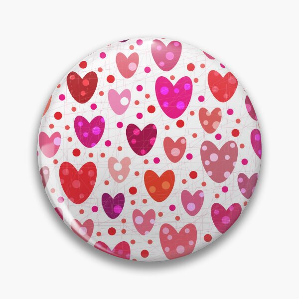 Item preview, polkadot hearts designed and sold by tangerinedusk.