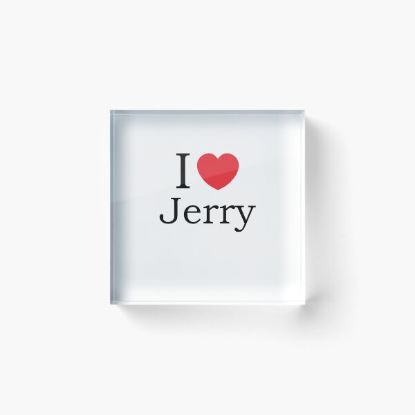 Item preview, I Love Jerry - With Simple Love Heart designed and sold by theredteacup.