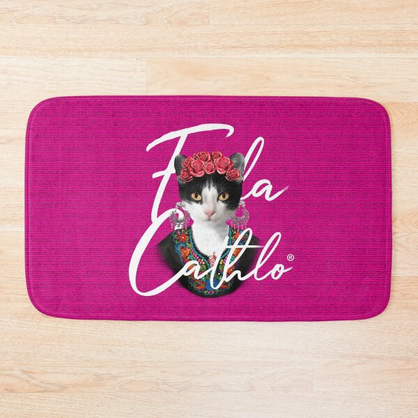 Item preview, Mexican Pink TXW back Cat Frida Cathlo version of - Frida Kahlo designed and sold by Jaime Ortiz.