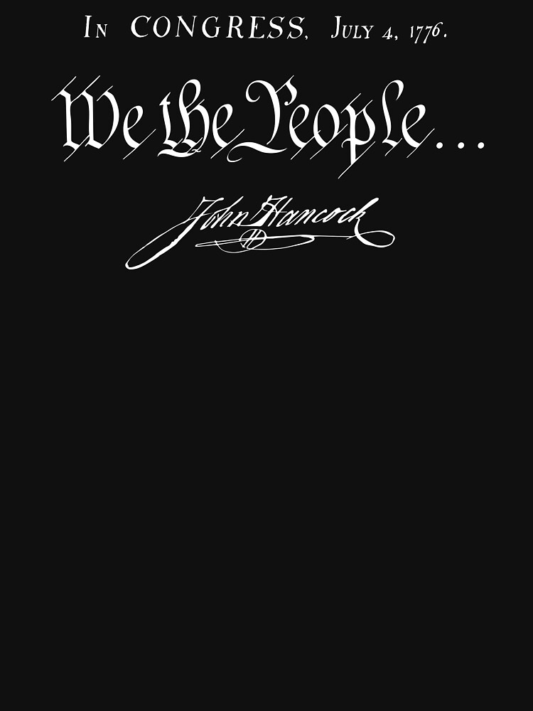 declaration of independence tee shirts