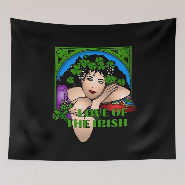 Item preview, LUCK AND LOVE OF THE IRISH, Irish Girl Ireland designed and sold by ej-sulu.