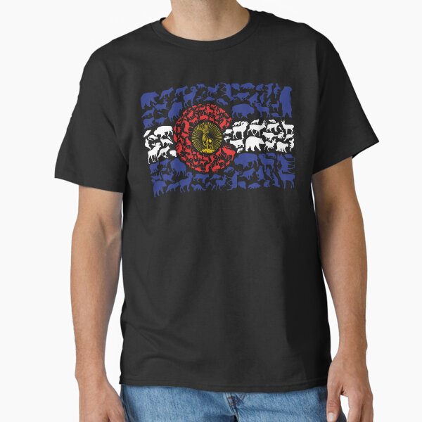 Colorado Caliber Wildlife Flag Classic T-Shirt