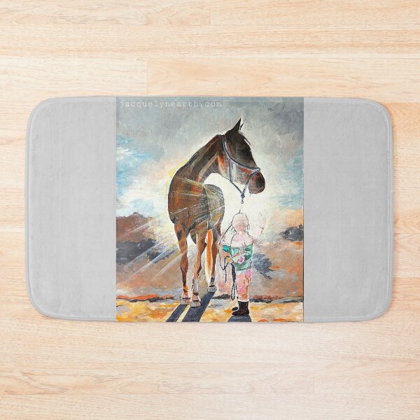 Item preview, A kid and her horse designed and sold by jacquelynearth.