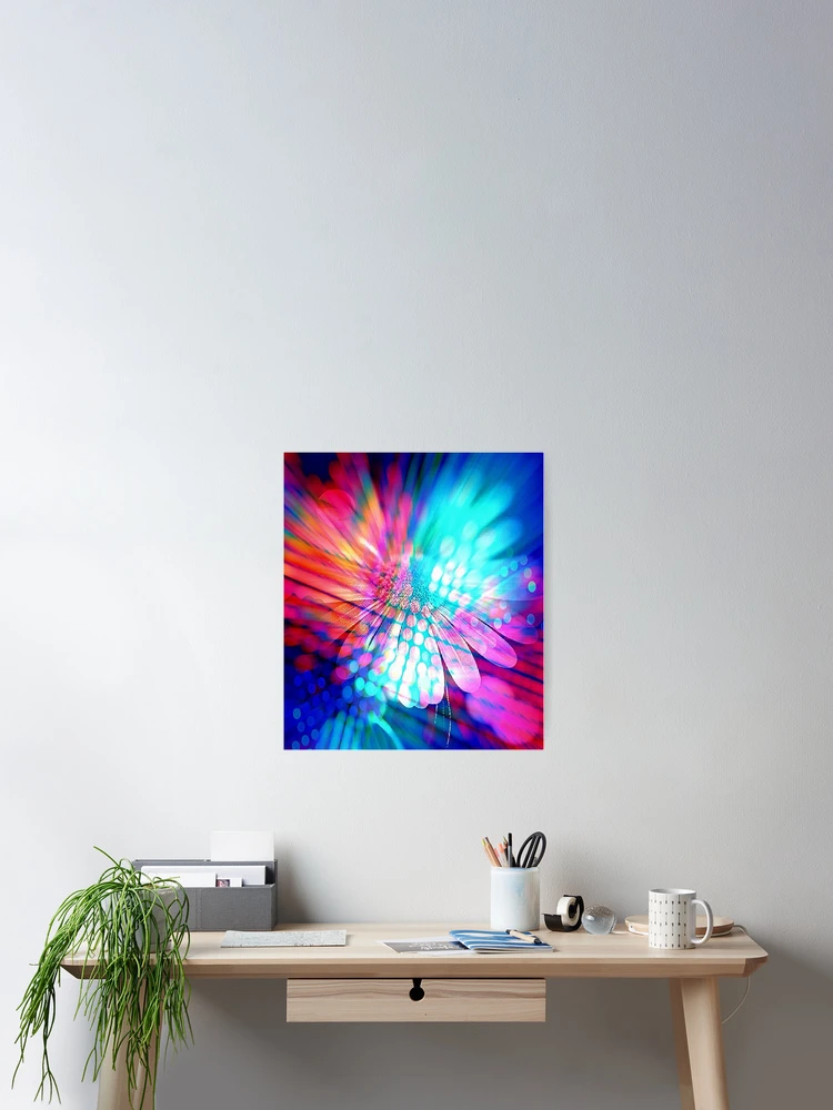 Thumbnail 2 of 3, Poster, Neon Daisy designed and sold by RagWeasel.