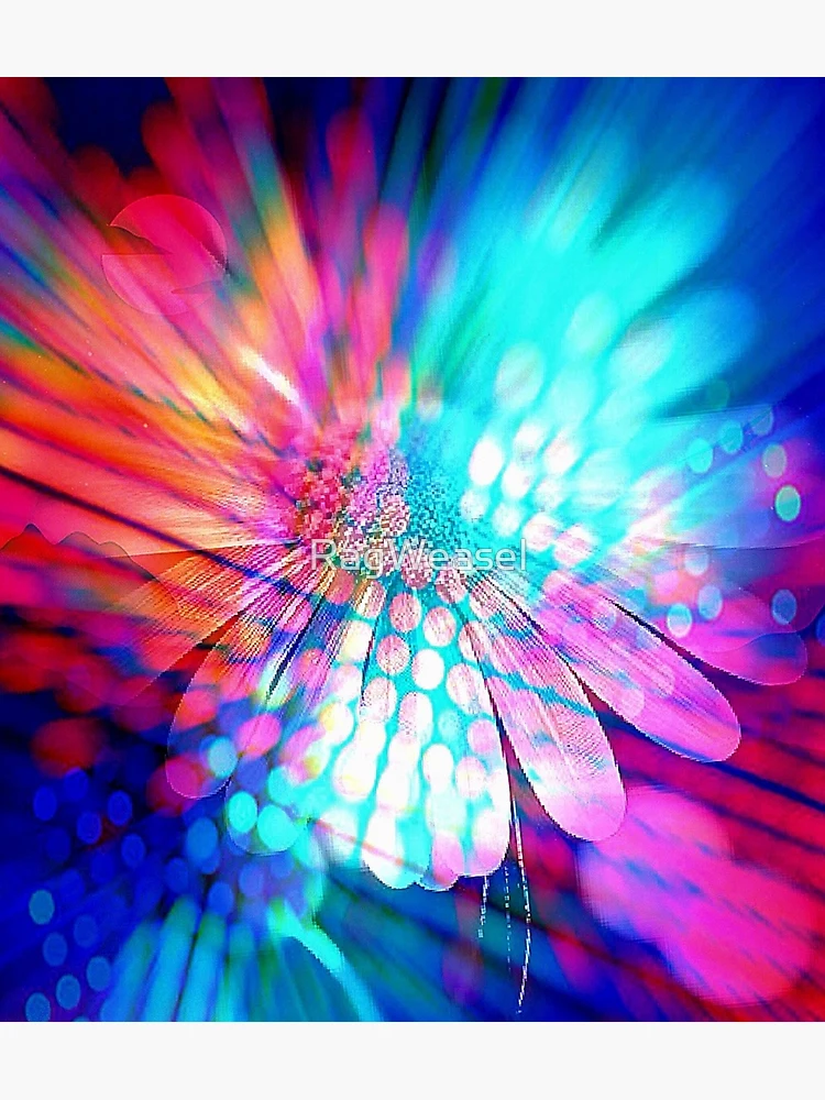 Thumbnail 3 of 3, Poster, Neon Daisy designed and sold by RagWeasel.