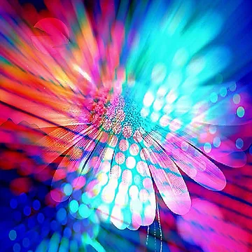 Artwork thumbnail, Neon Daisy by RagWeasel