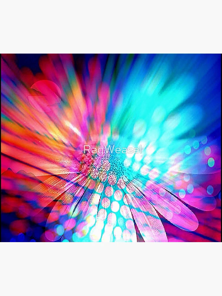 Thumbnail 6 of 6, Throw Blanket, Neon Daisy designed and sold by RagWeasel.