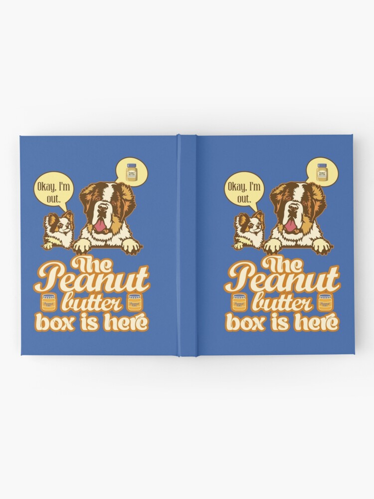 The Peanut Butter Box Is Here: Doggy Duo Version Funny St. Bernard Dog  Commercial Humor Pet Mat for Sale by JoyOfHopeStore