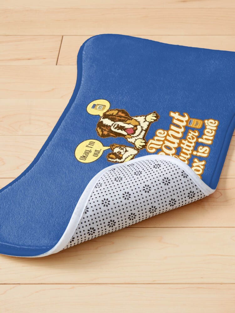 The Peanut Butter Box Is Here: Doggy Duo Version Funny St. Bernard Dog  Commercial Humor Pet Mat for Sale by JoyOfHopeStore