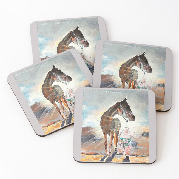 Item preview, A kid and her horse designed and sold by jacquelynearth.