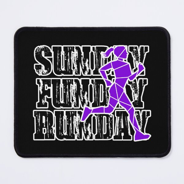 Item preview, SUNDAY, FUNDAY, RUNDAY PURPLE RUNNER WOMEN designed and sold by the Zarock Shop.