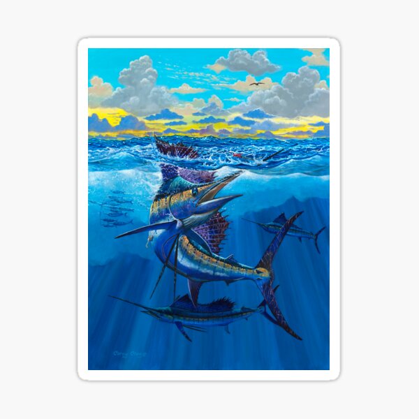 Vista previa del artículo con la obra «Mordedura de pez vela», diseñado y vendido por Carey Chen.