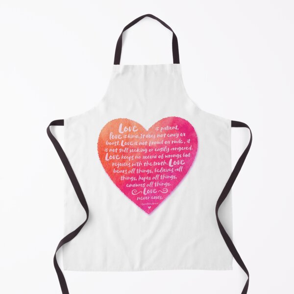 Item preview, LOVE is Patient - Corinthians 13 - Christian Valentine designed and sold by 26-Characters.